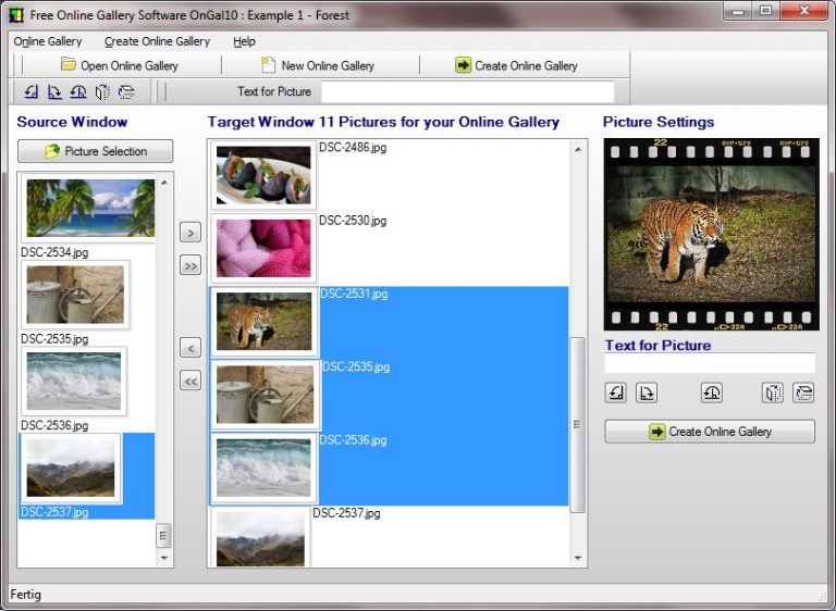 Photo Gallery Maker and Image Album Generator
